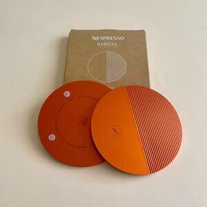 Pack of 2 Nespresso coasters